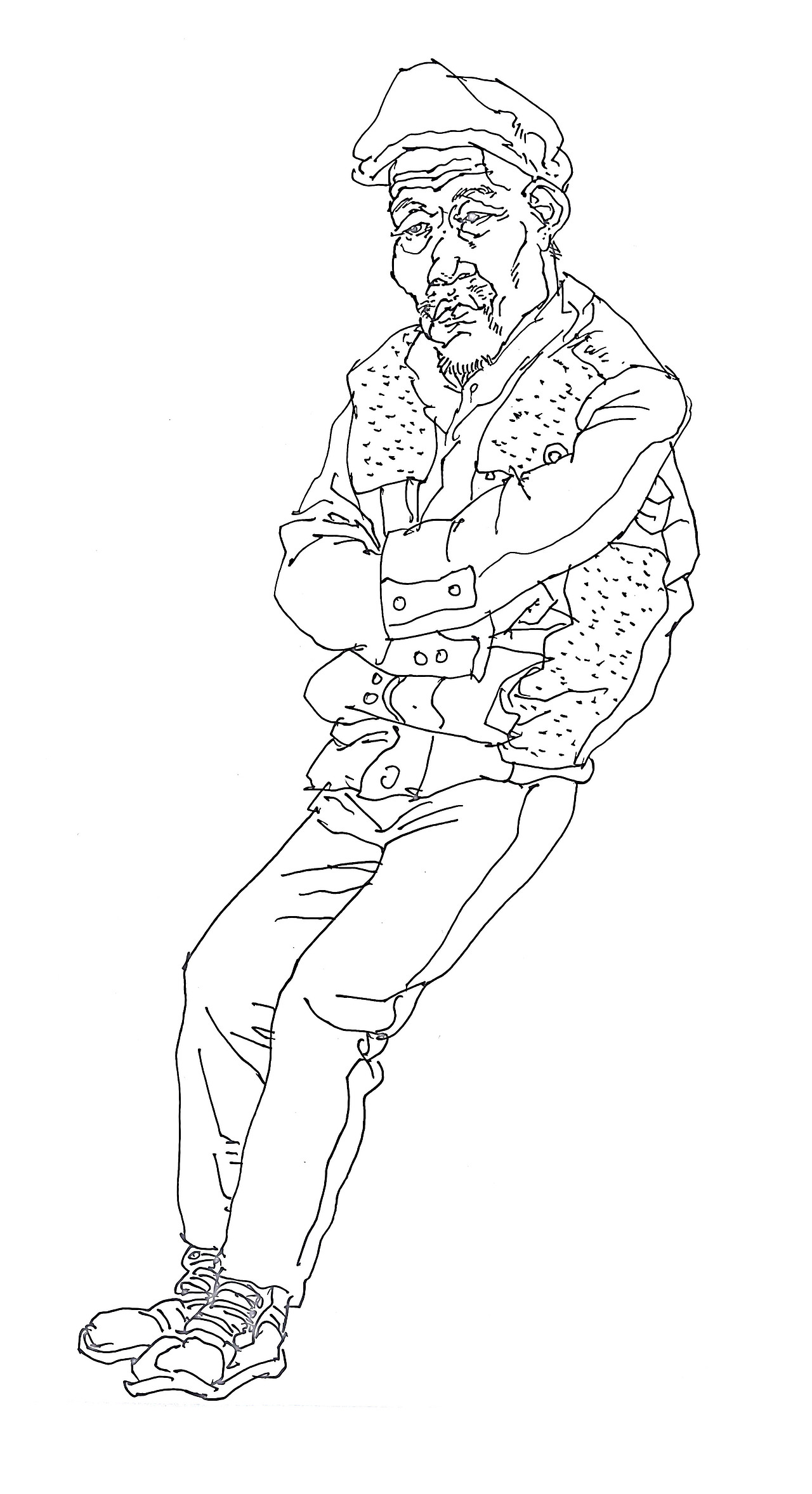 纪保超摸鱼速写