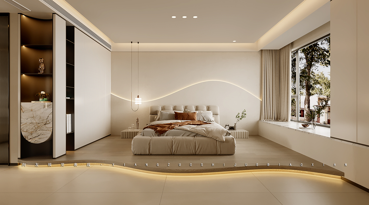 奶油风效果图案例