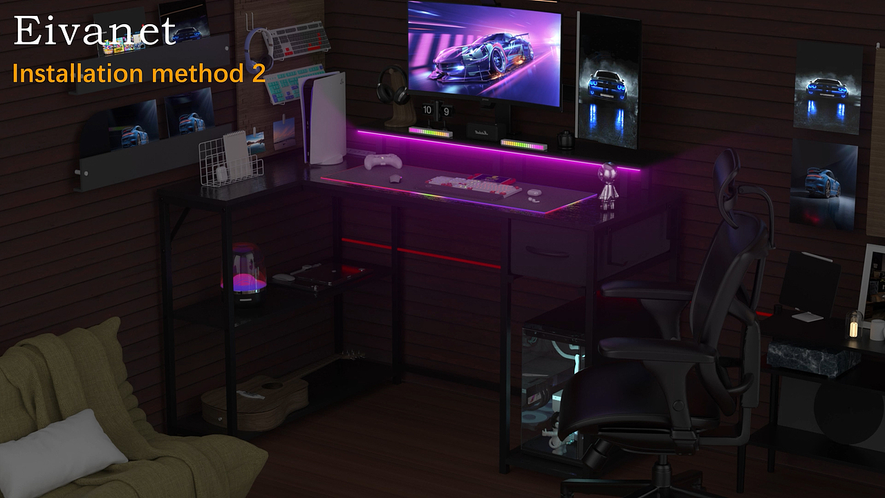 L型转角电脑桌（组装说明）-Eivanet（图ZMzU3MDQyMDc2） - 产品 - 站酷设计师酸菜鱼王子原创素材 - 站酷ZCOOL