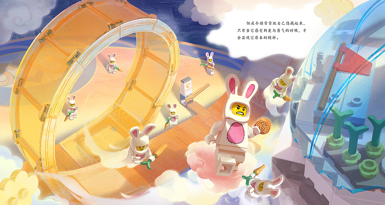乐高《兔儿爷》绘本(图ZMzYxNTI1NDk2) - 绘本 - 站酷设计师任艺门Ranen原创素材 - 站酷ZCOOL