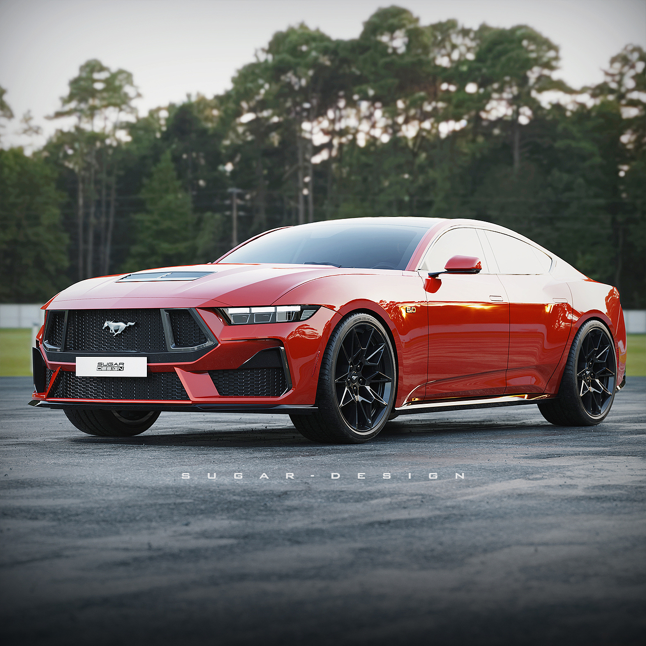 福特野马四门轿跑车新车预览!