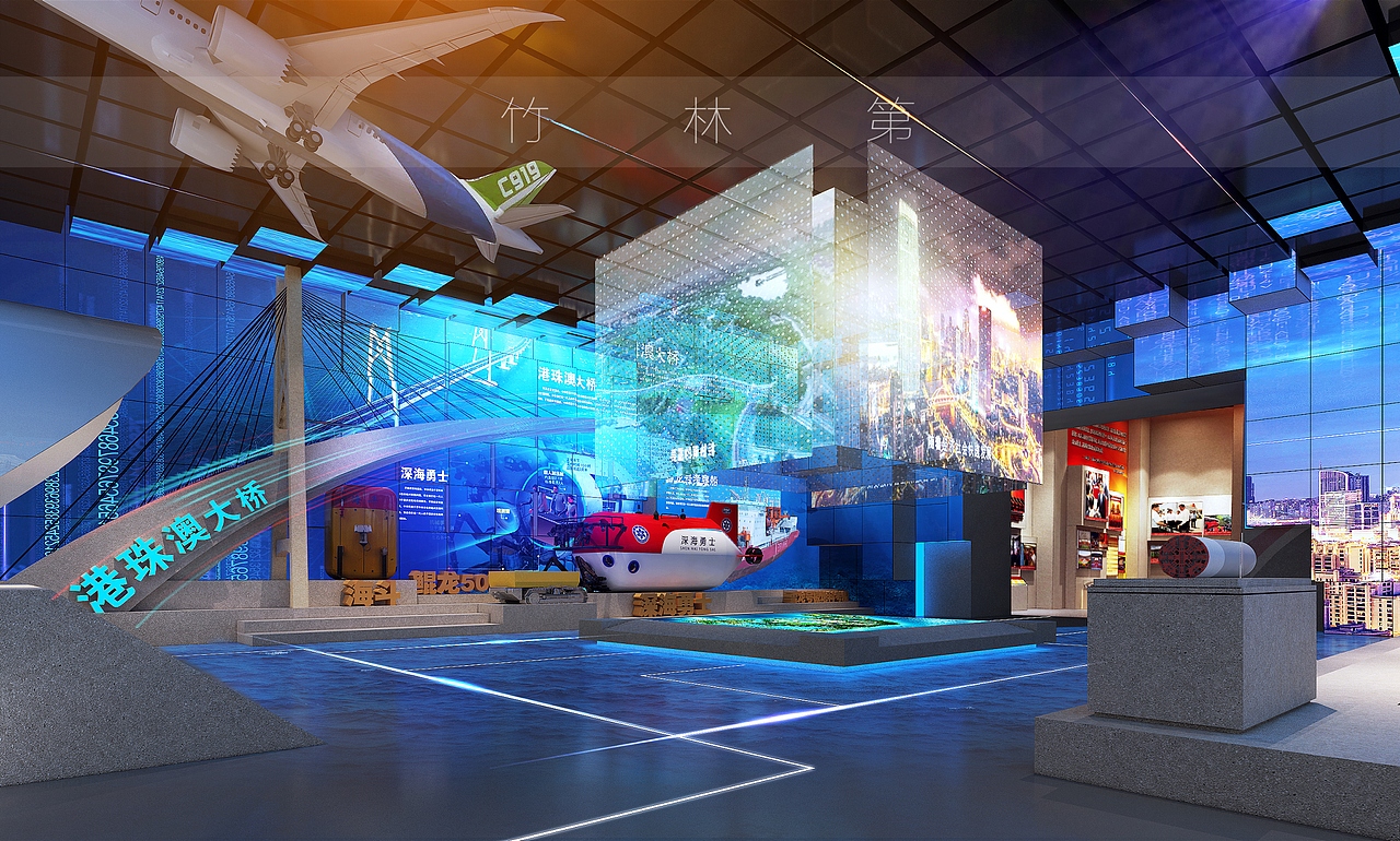 展馆、展厅（图ZMzE2OTM4MjY4） - 展陈设计 - 站酷设计师竹林第原创素材 - 站酷ZCOOL