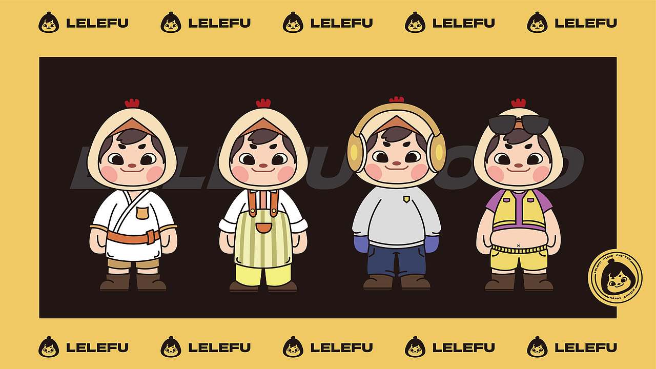 乐乐福 LELEFU 炸鸡IP设计【逐浪派对】(图ZMzY4MDY5OTQw) - IP形象 - 站酷设计师你猜我叫黄捷吗原创素材 - 站酷ZCOOL