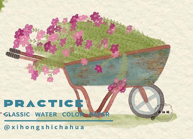 春天的记忆|水彩插画