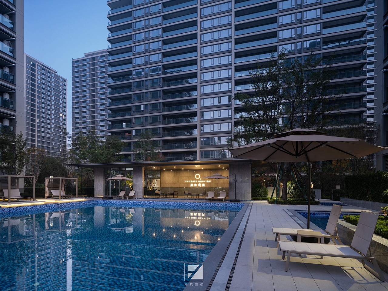 【上海方筑影像】--成都凤起籣庭住宅大区景观（图ZMzI0MTI3Mzky） - 环境/建筑摄影 - 站酷设计师上海方筑影像原创素材 - 站酷ZCOOL