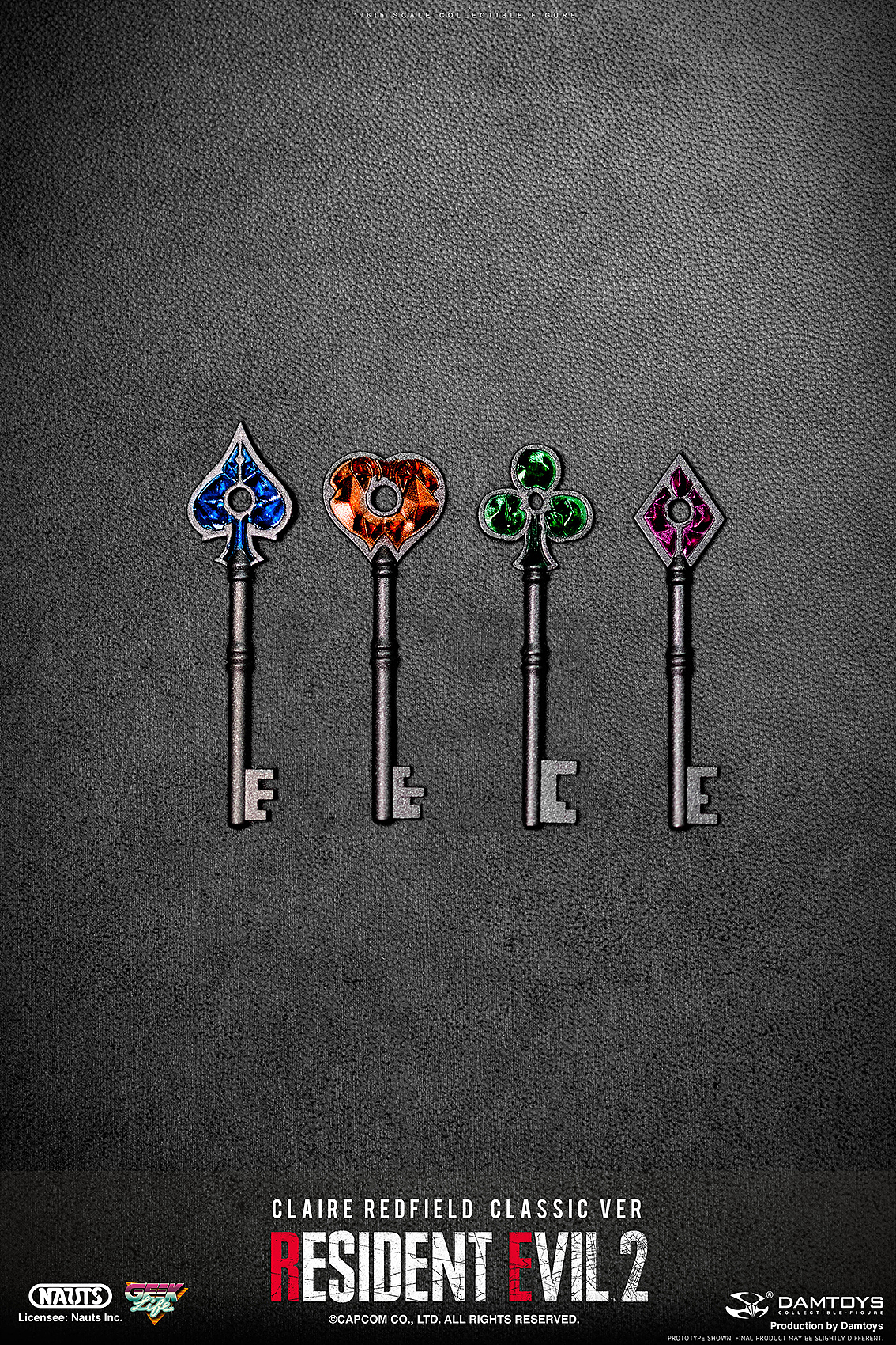 NAUTS x DAMTOYS 1/6《生化危机2》克莱尔·莱德菲尔德