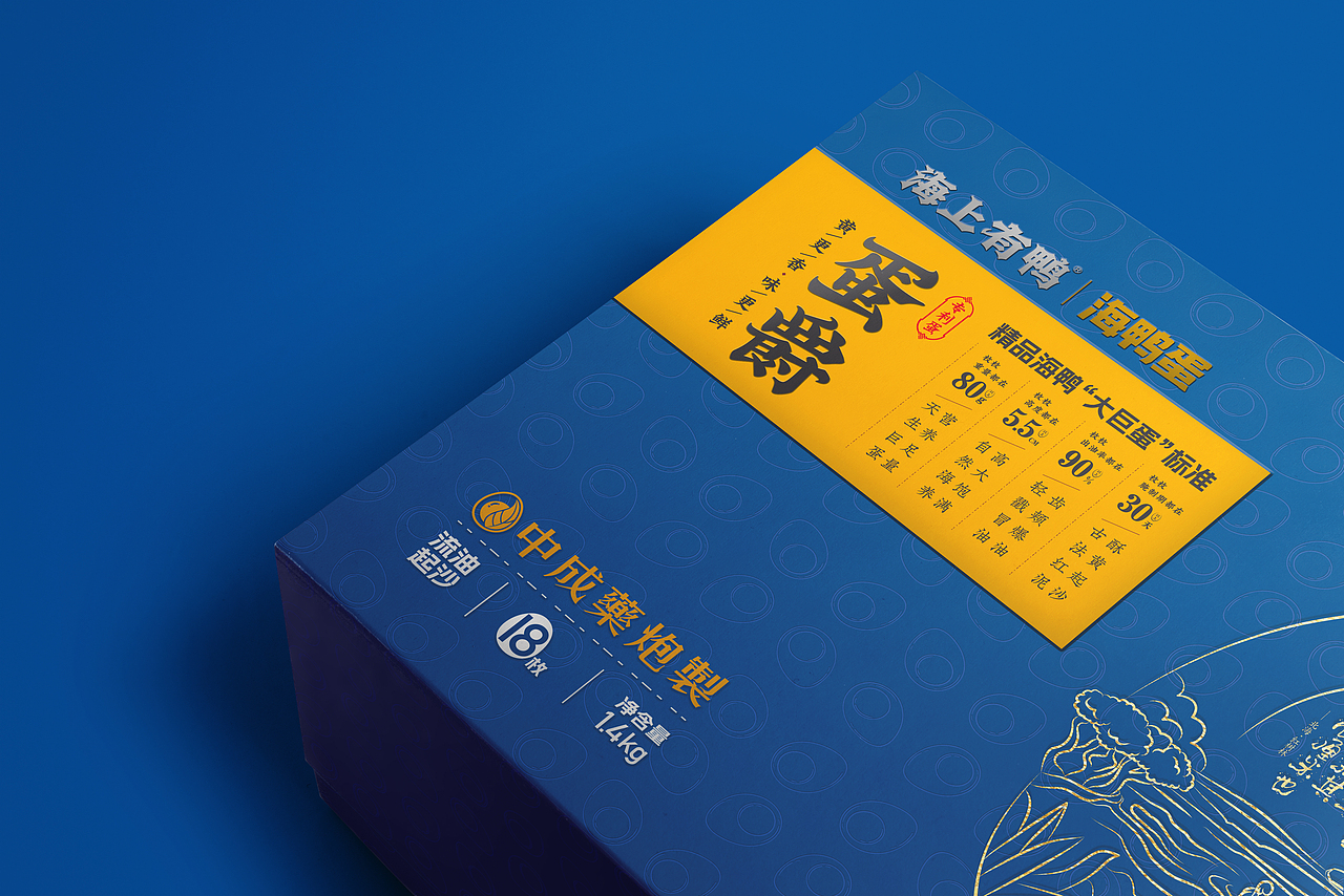 海上有鸭 × 先行｜海鸭蛋包装设计