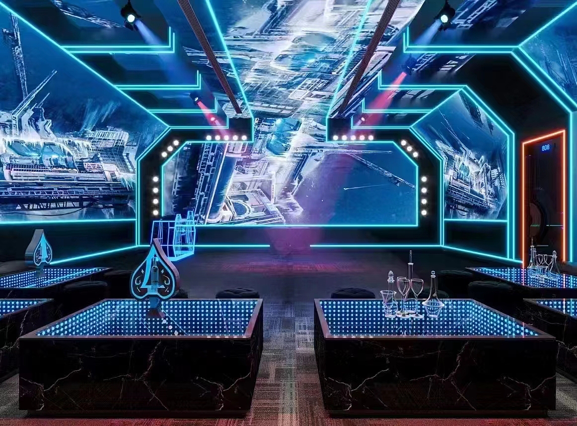 KTV|舒适的休闲空间,炫酷的层次感