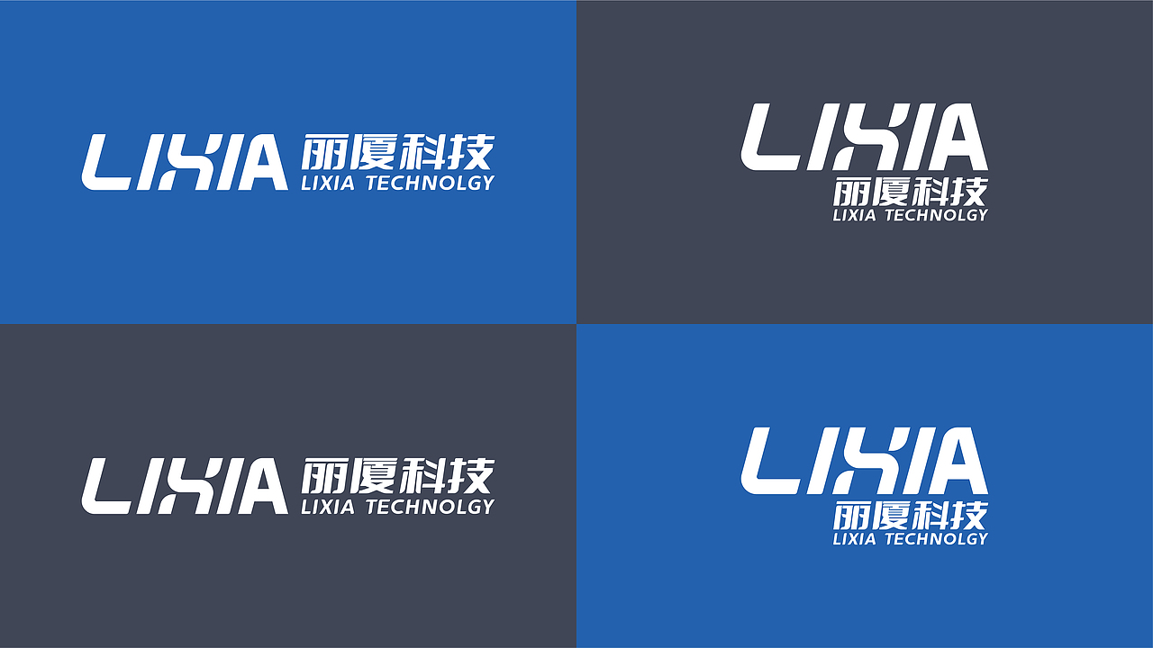 品牌设计-丽厦科技品牌标识视觉设计