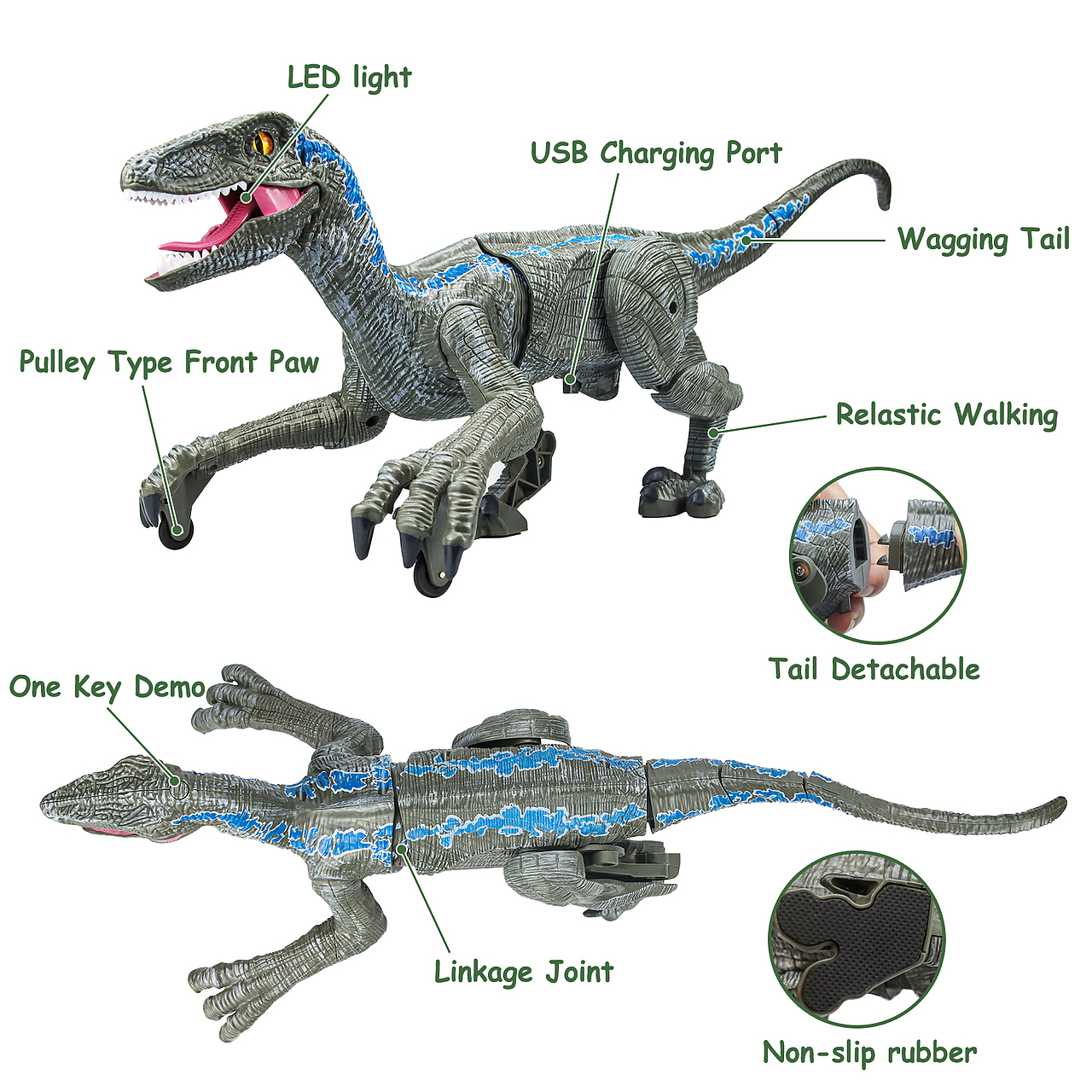 亚马逊 恐龙玩具 主图 A+