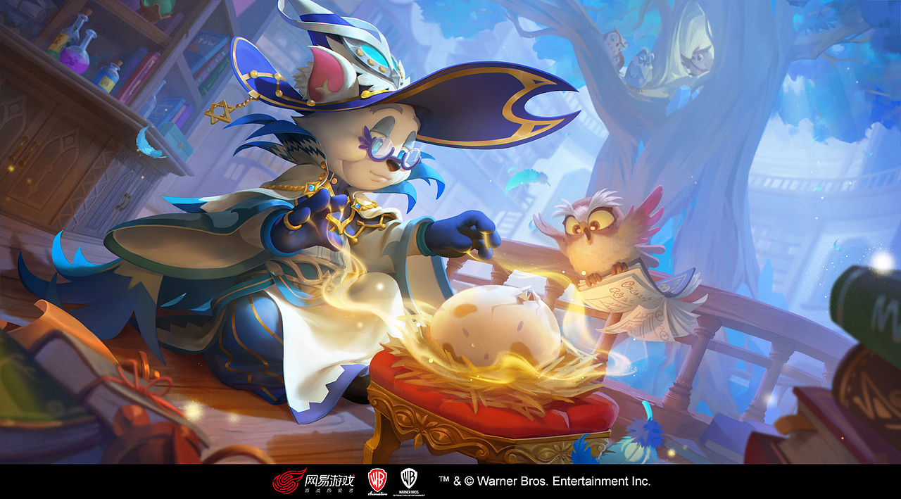 猫和老鼠 宣传图魔法师老猫