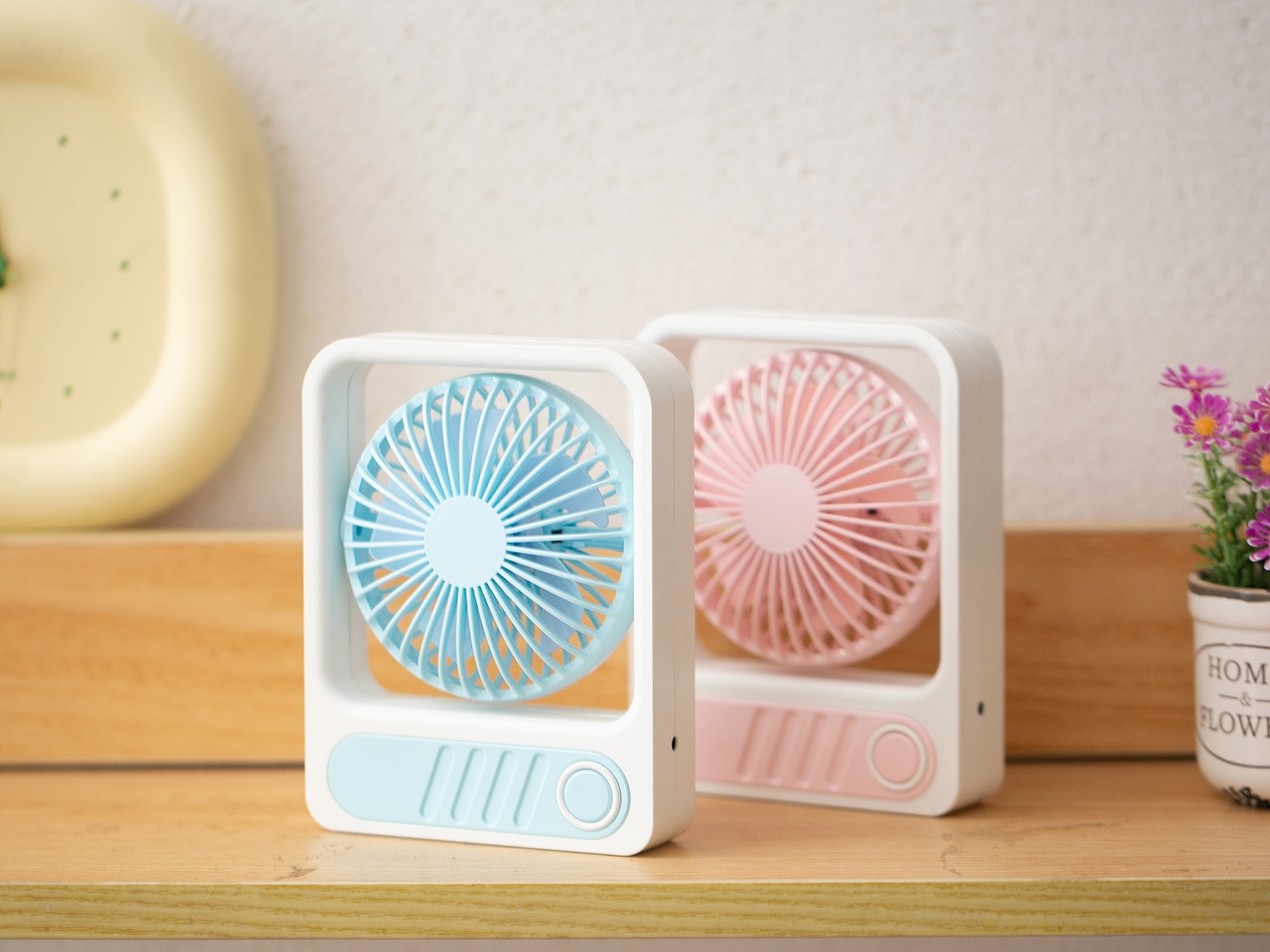 发光小风扇拍摄