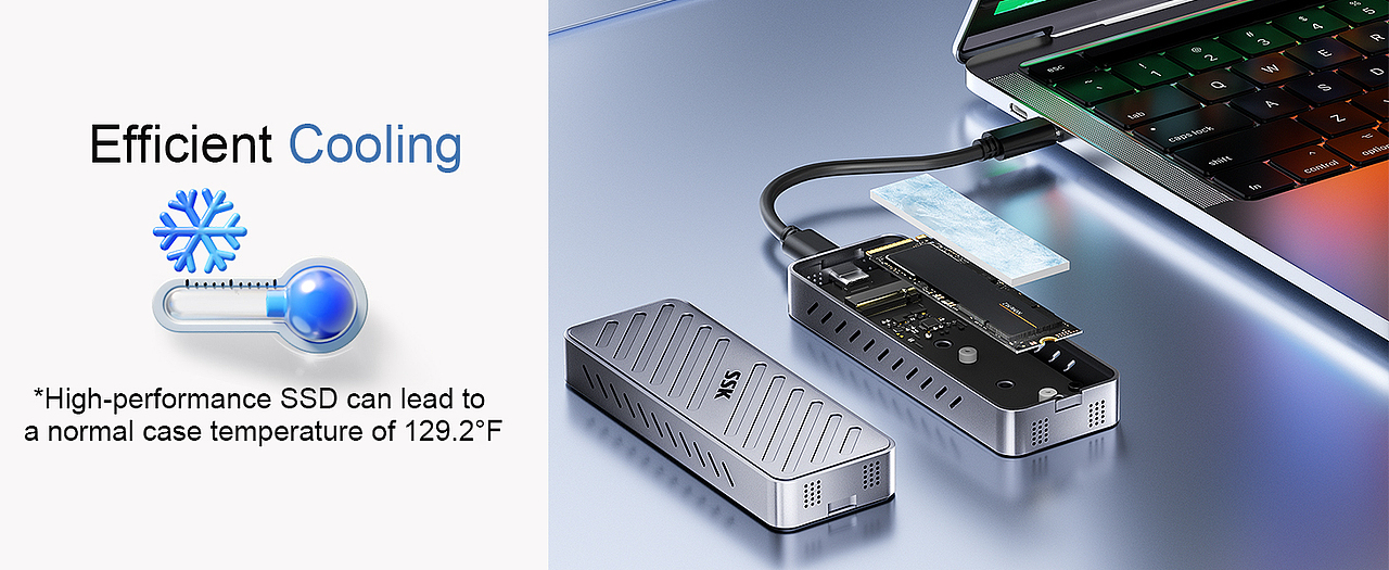 硬盘盒详情页面+使用步骤动画