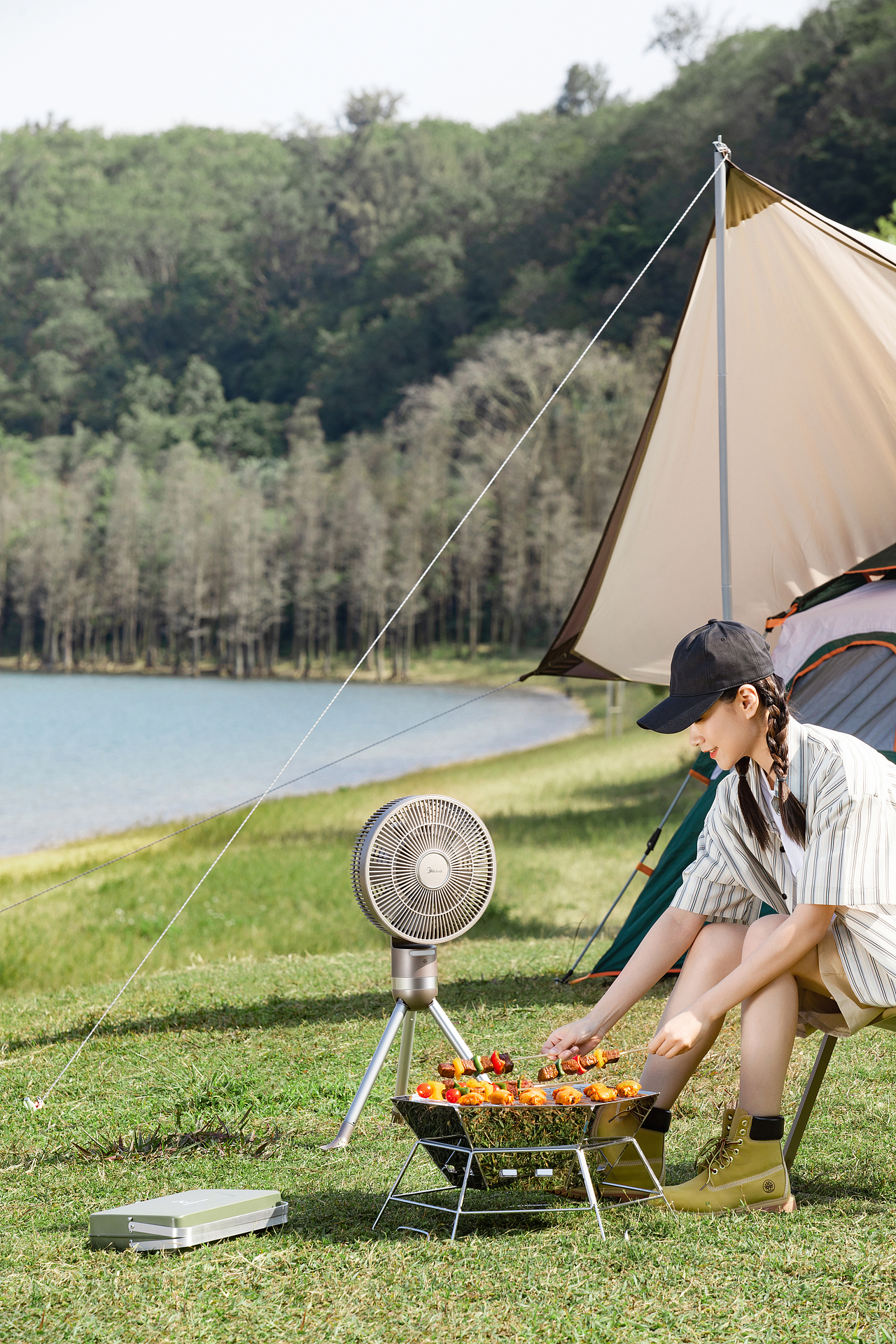 美的户外风扇电商视觉【3C系列】（图ZMzY1MDY3Mzg4） - 电商 - 站酷设计师DXC阿祖原创素材 - 站酷ZCOOL