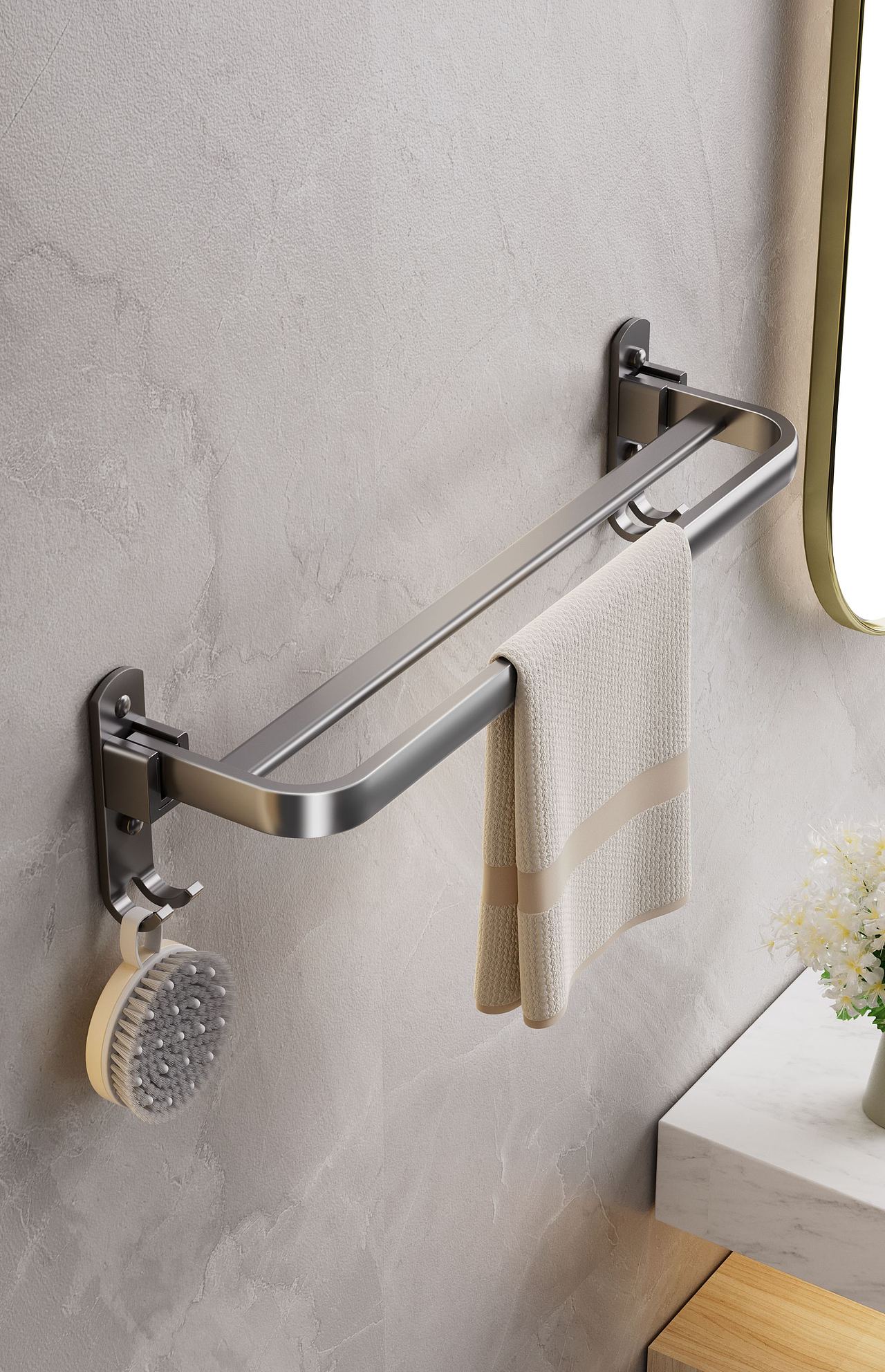 纸巾盒/浴巾架写实渲染（图ZMzY1ODUwODg4） - 产品 - 站酷设计师光线追踪原创素材 - 站酷ZCOOL