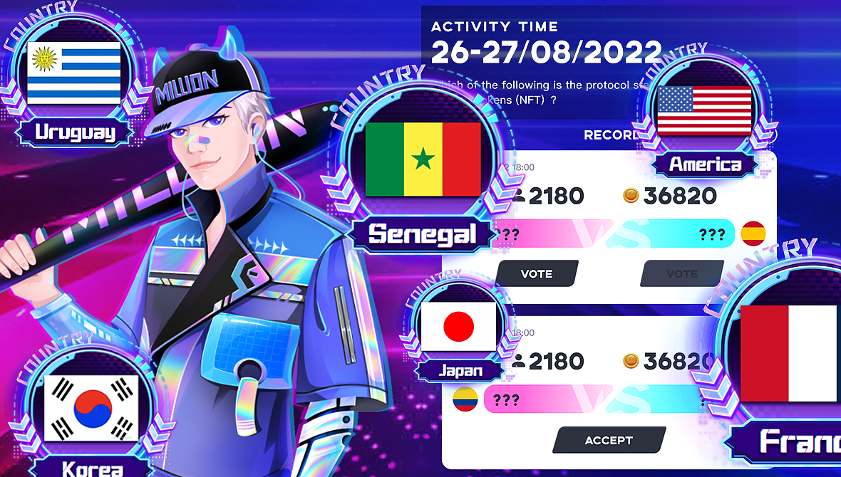 【百万赢家MILLION WINNER app】—NFT立绘图标设计