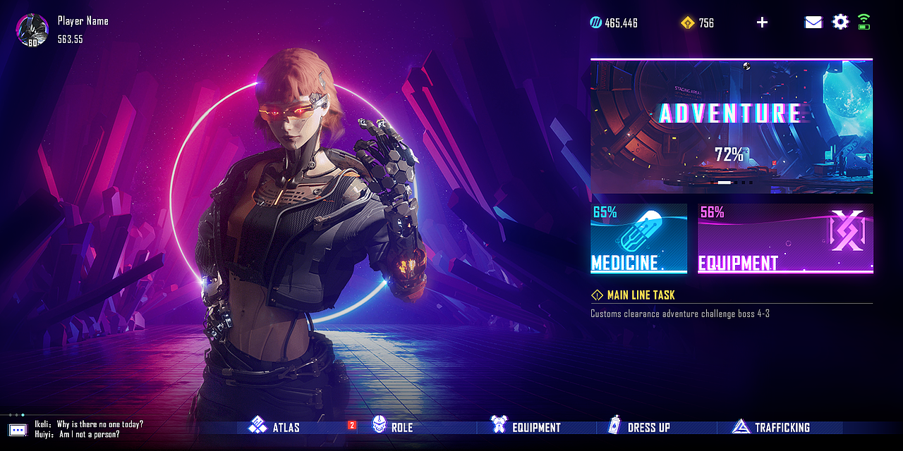 2022科幻界面练习（图ZMzI2MDM2MDc2） - 游戏UI - 站酷设计师Hui丶忆原创素材 - 站酷ZCOOL