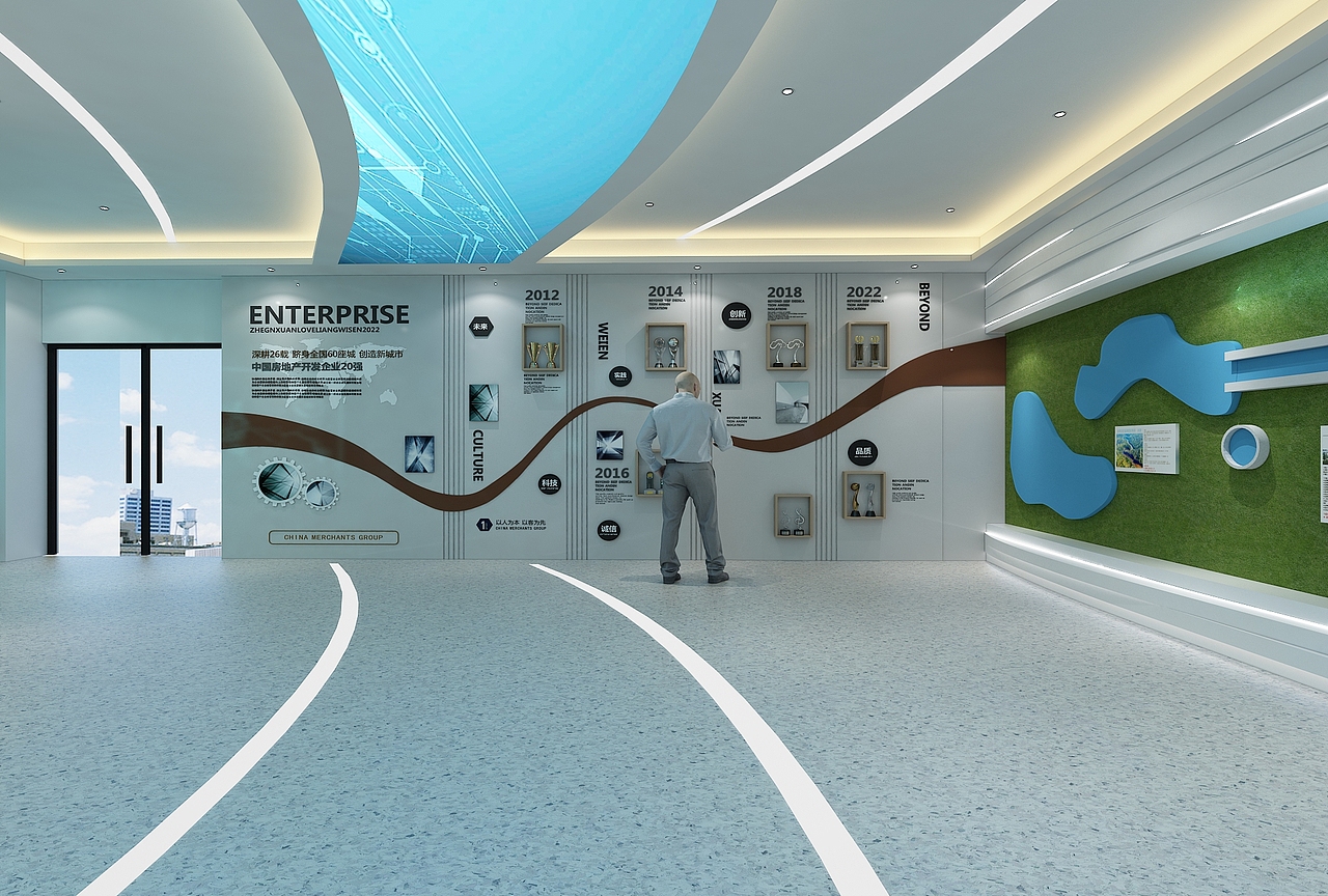 银川装修公司|银川展厅装修设计效果图