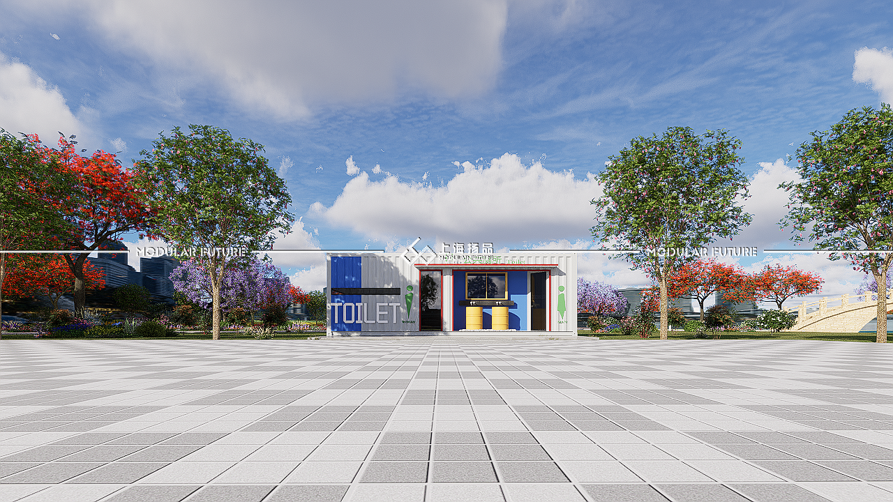 集装箱公共卫生间 | 集装箱移动厕所|集装箱卫生间