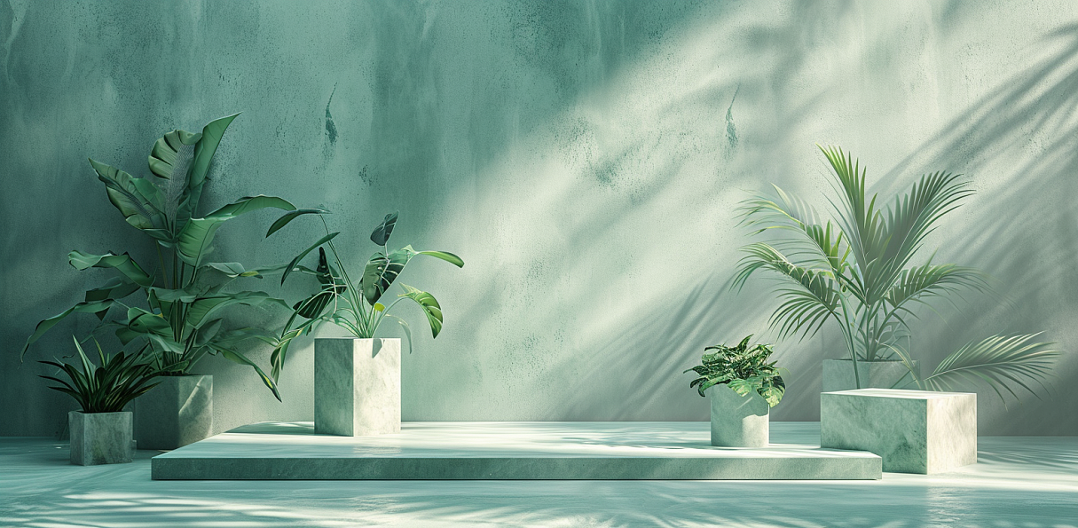 AI电商绿植展台