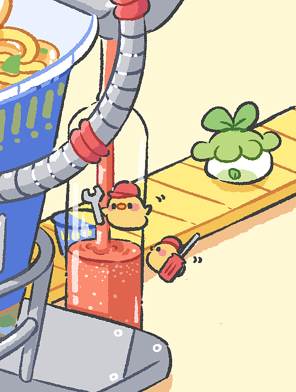 当卡通角色进入流水线工厂 | 小菜鸡家族肥宅快乐工厂