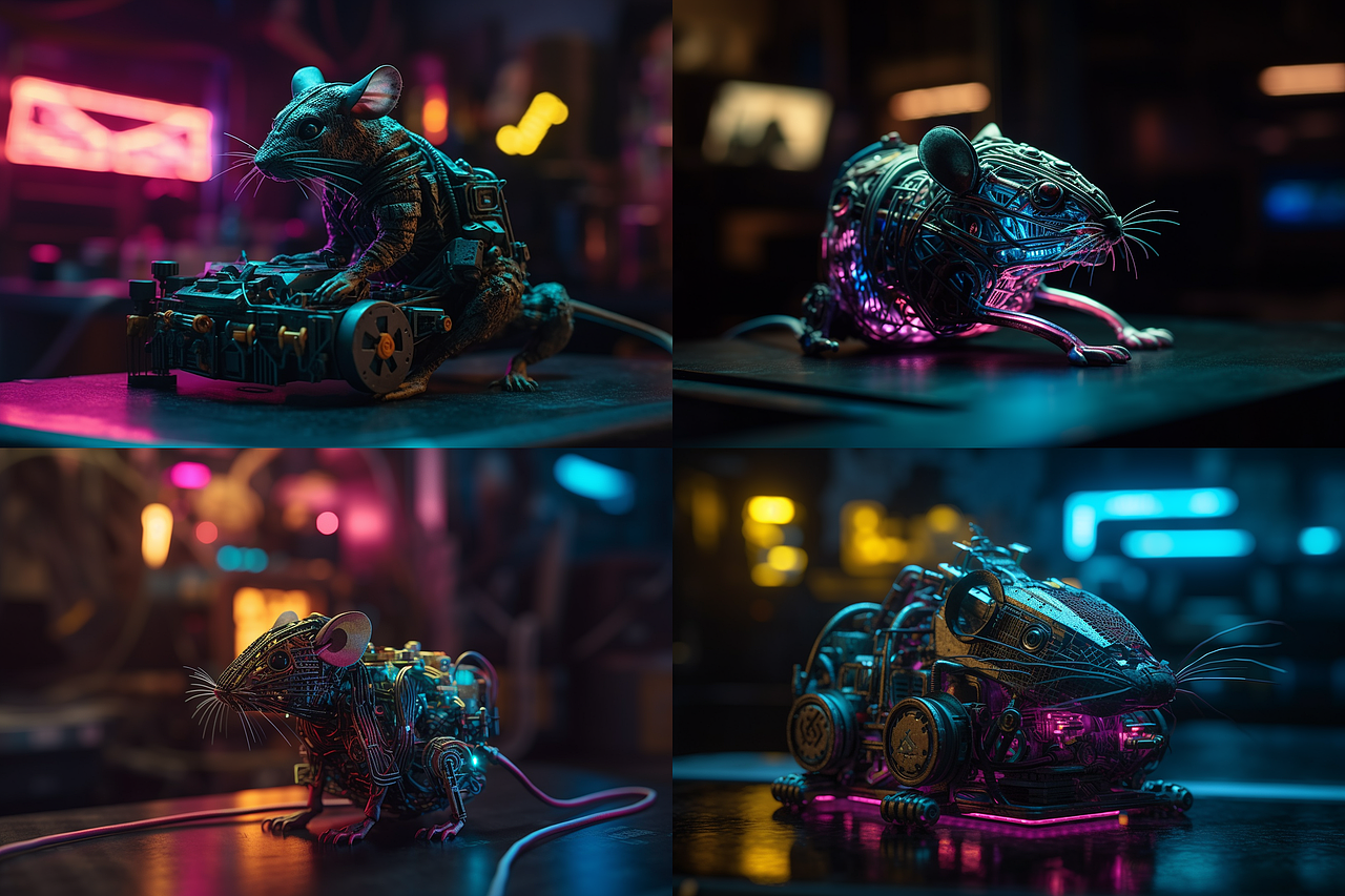 AI · 赛博朋克世界主题矩阵