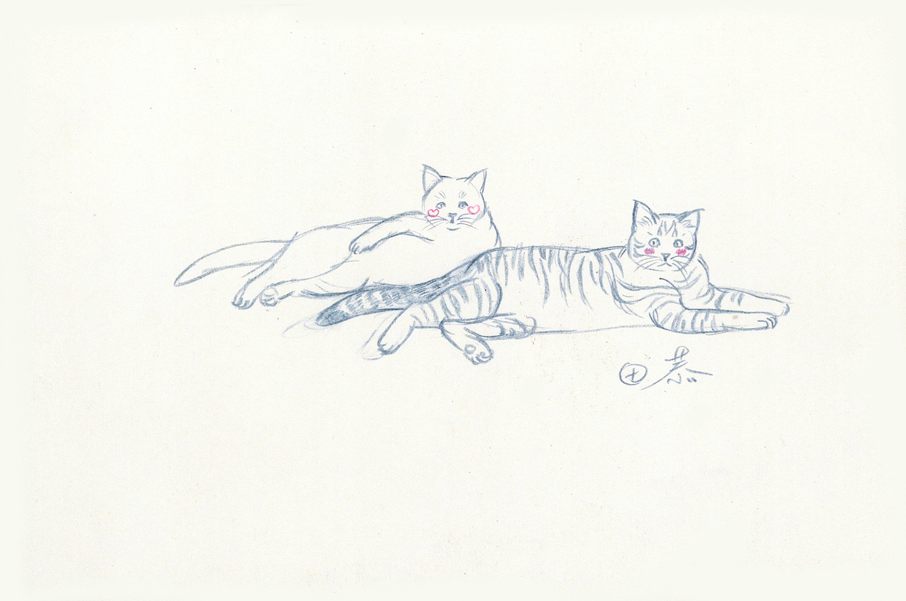 绘本《致我们亲爱的故乡》二印的签绘明信片