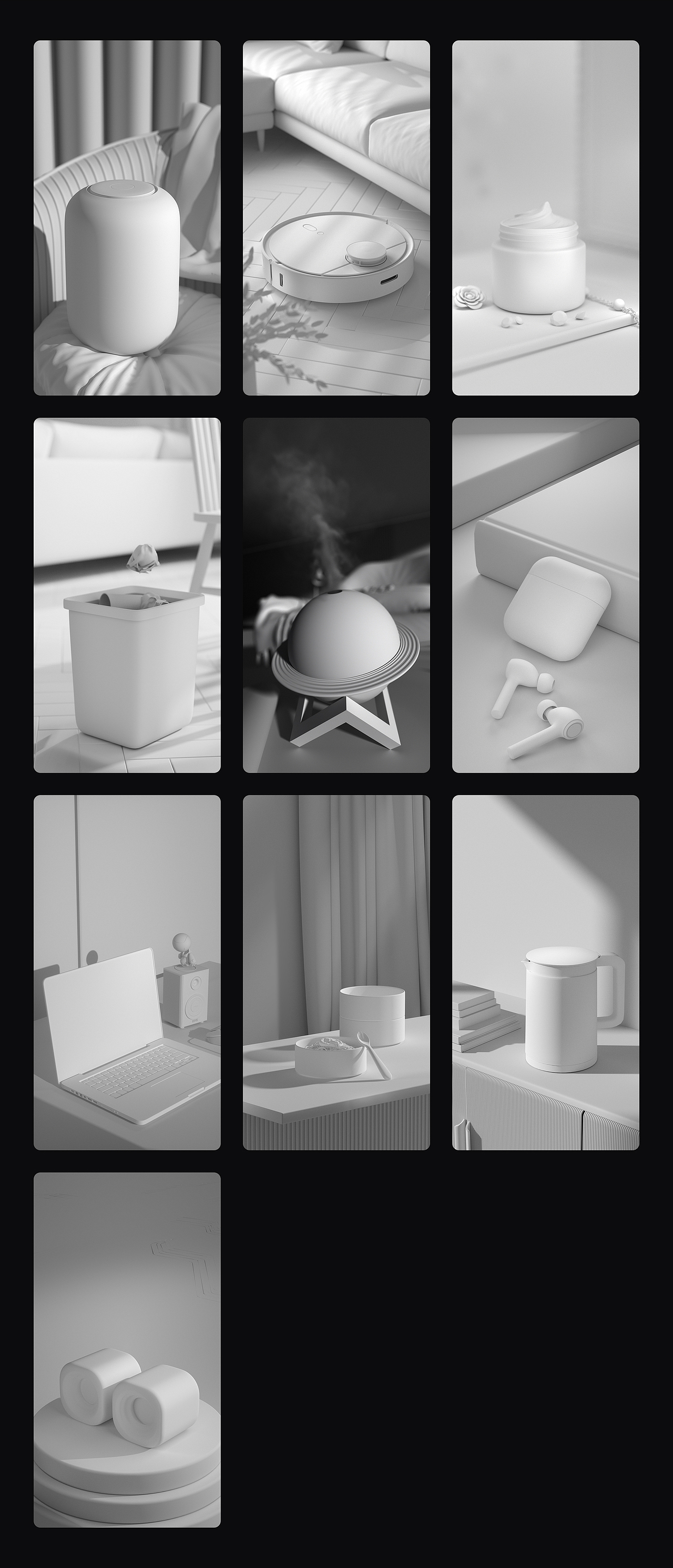 c4d海报练习合集