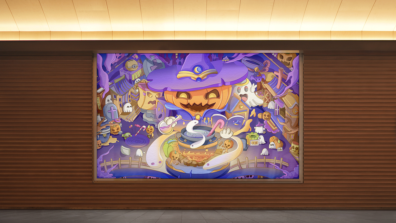 万圣节前夕，南瓜集市。快来数数有多少南瓜（图ZMzIwNzc5MDY0） - 创作习作 - 站酷设计师无情剑客a原创素材 - 站酷ZCOOL