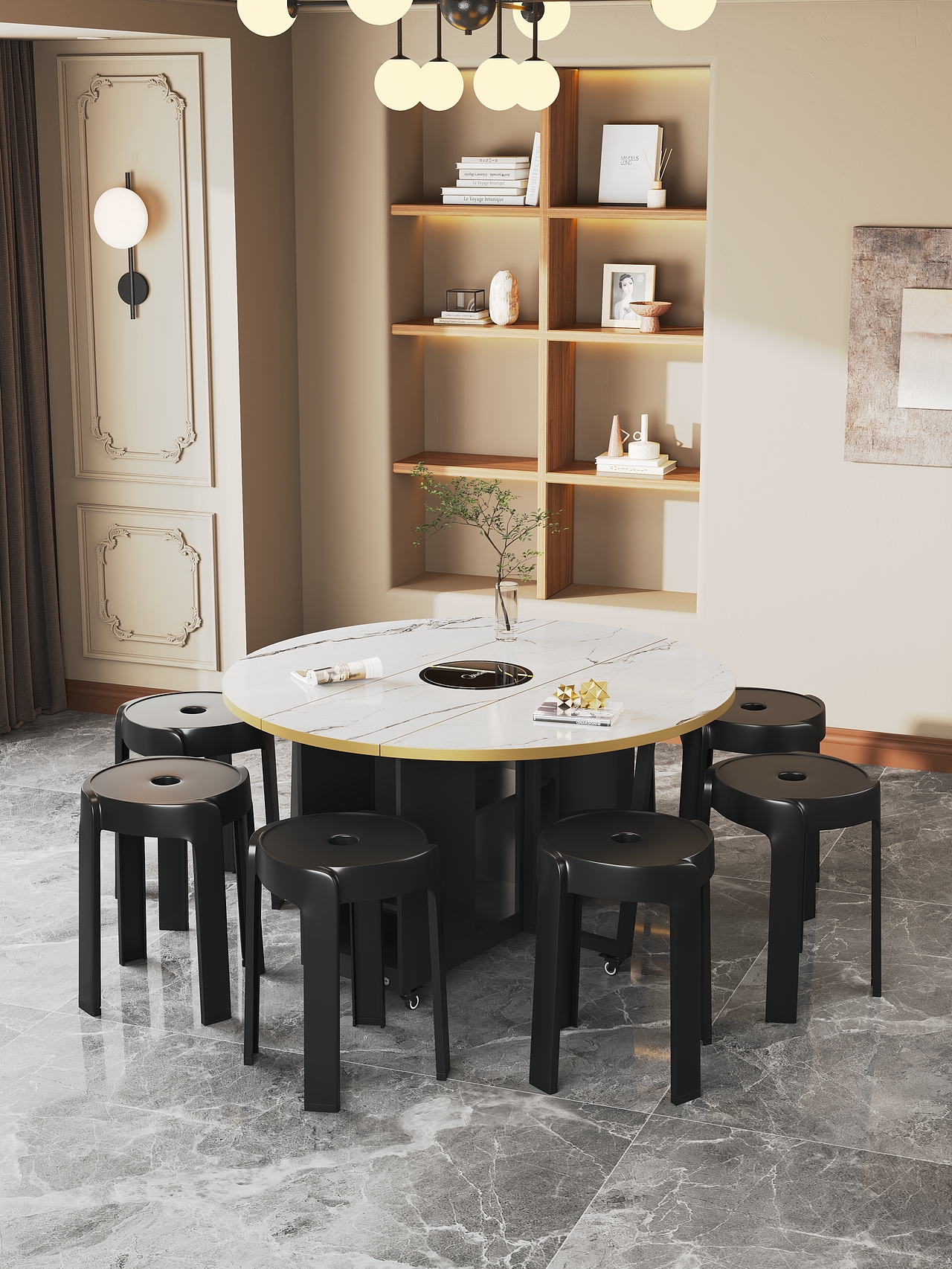 3D产品建模渲染桌子椅子餐桌 亚马逊淘宝电商