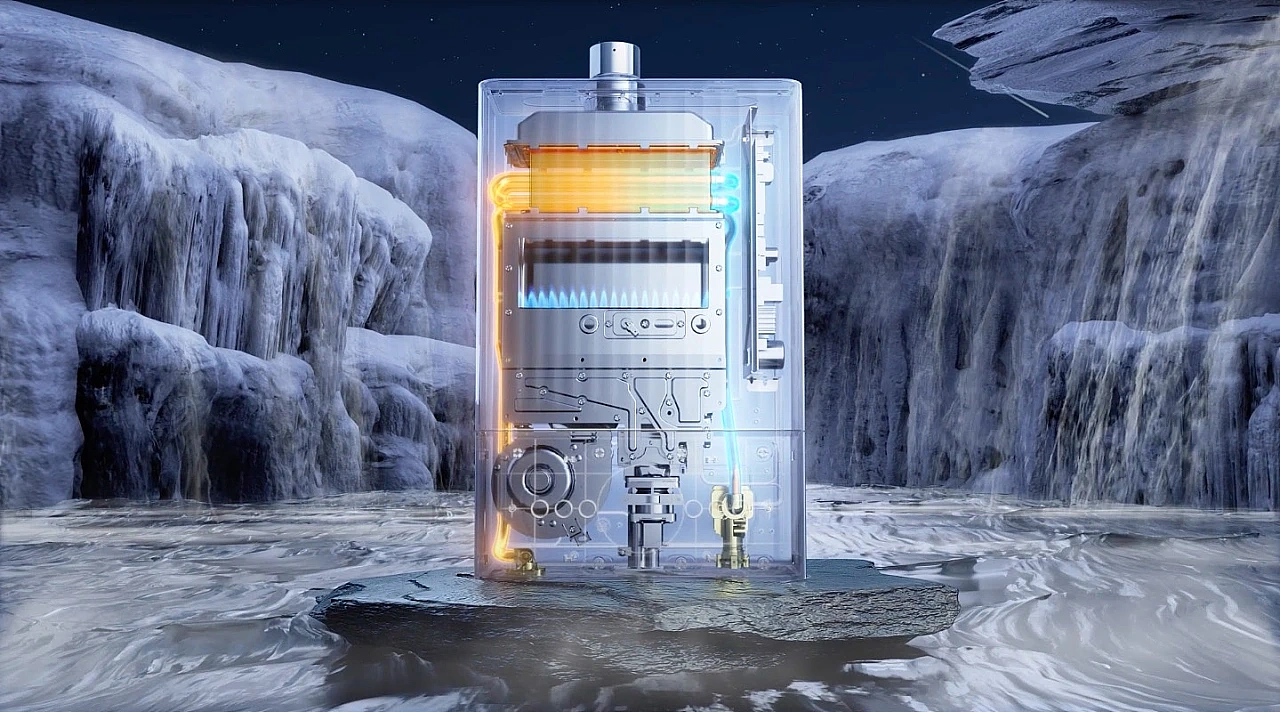 老板电器川系列燃气热水器 创意三维CG动画视频