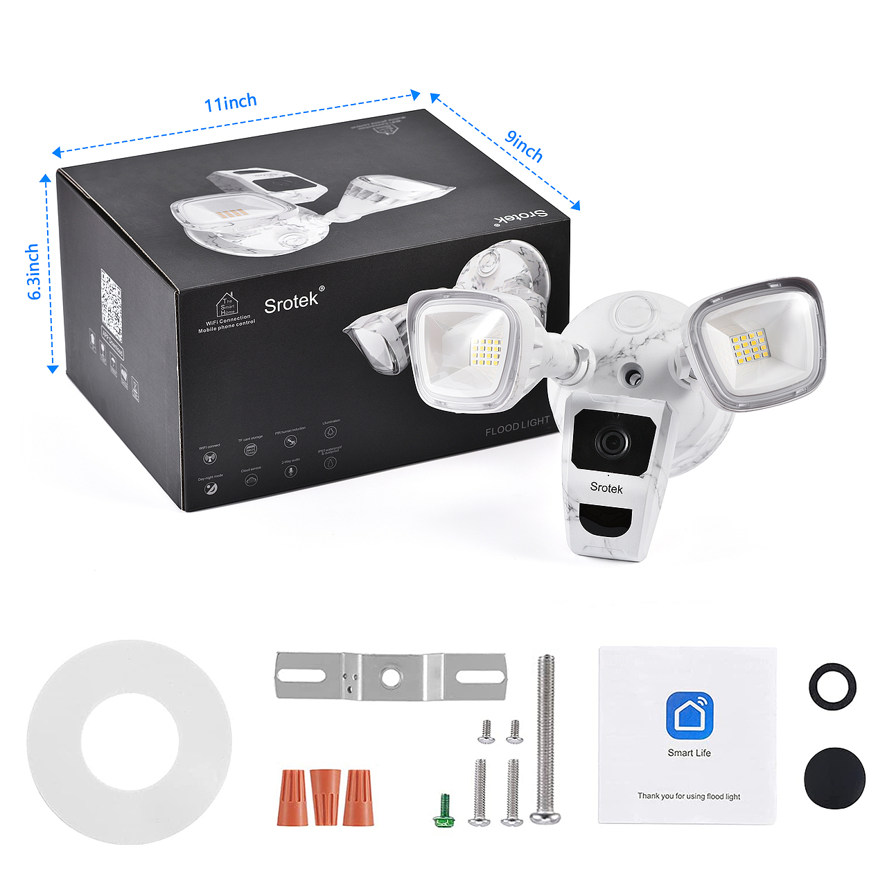 亚马逊安防灯keyshot渲染修图