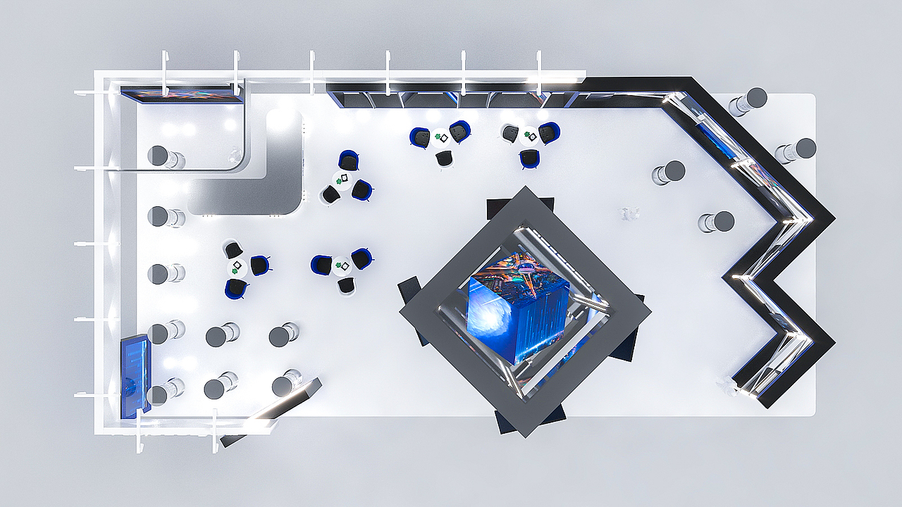 龙湖家博会展厅设计,常规failed again……