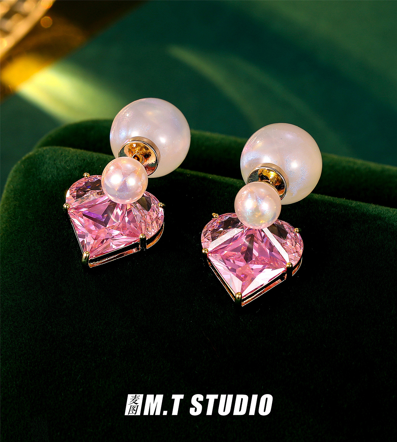 耳环场景图轻奢高级感作品案例全国接寄拍