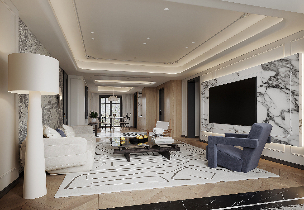 筋斗云效果图 家装公寓