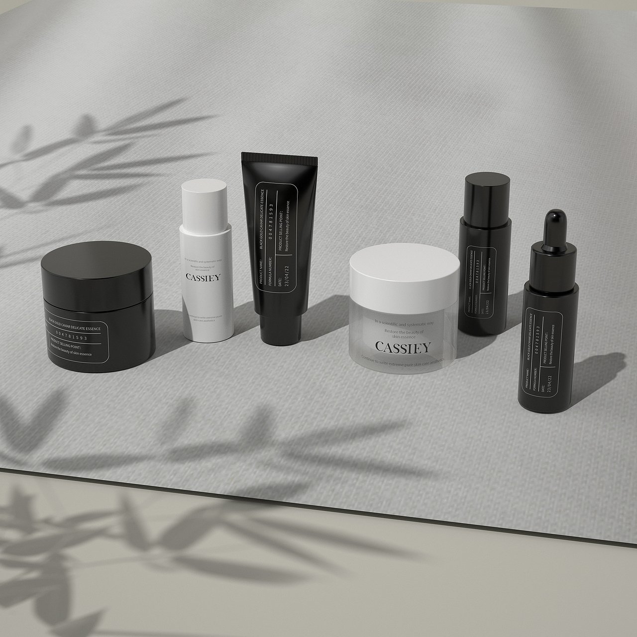 卡丝 黑金套 系列 与 试用装 设计