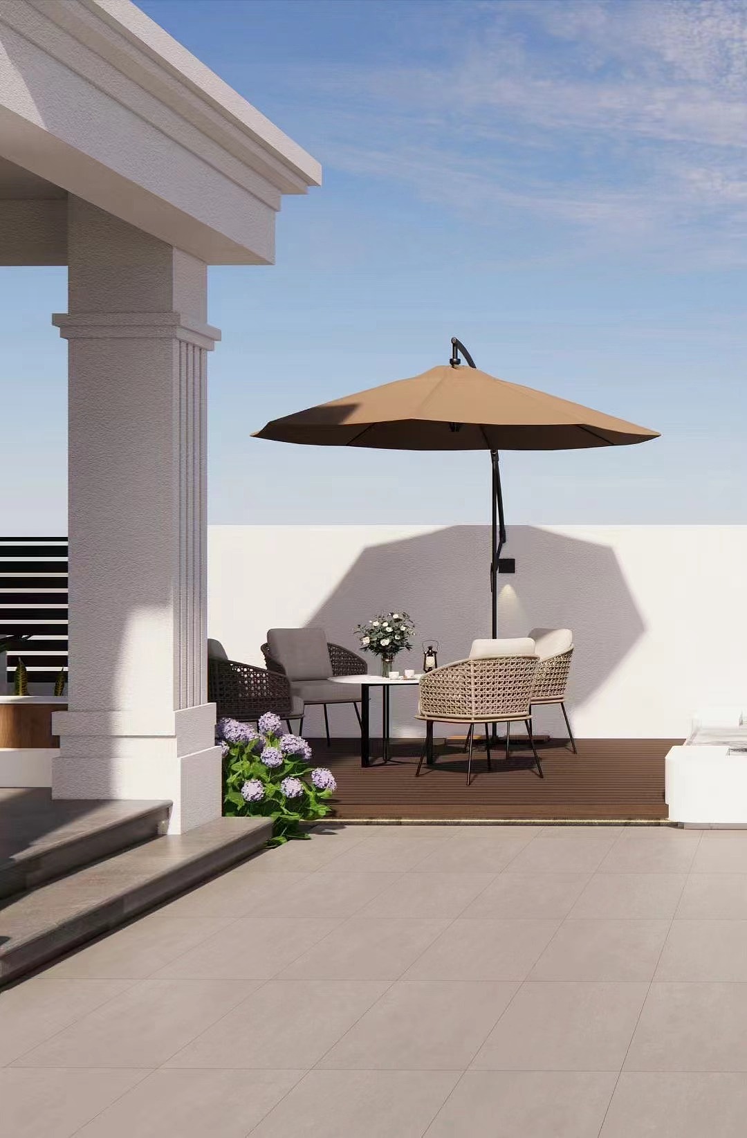 简约舒适 轻打理的浅色系花园 🌿