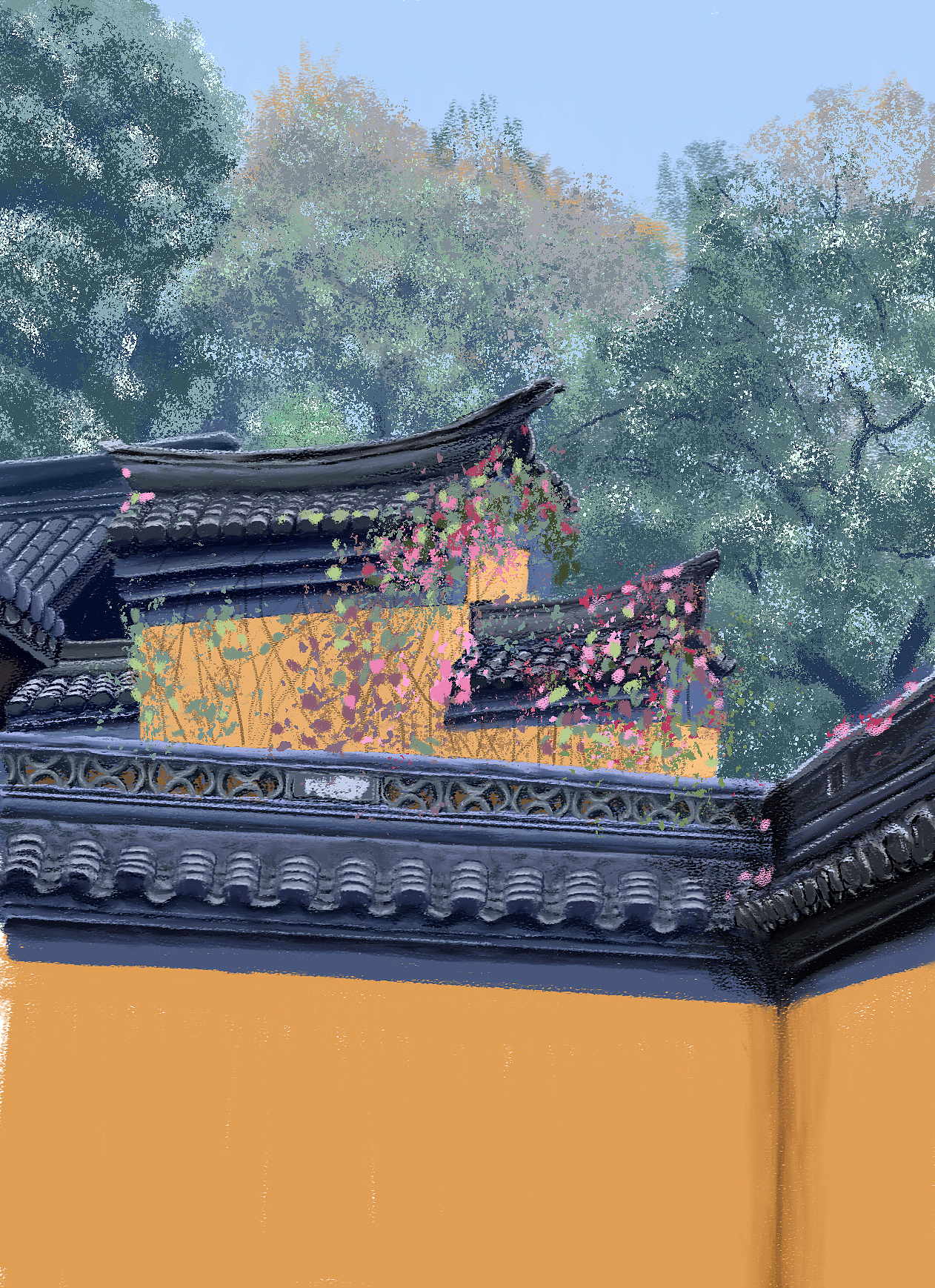 风景绘画练习（图ZMzM5MjcwNzYw） - 创作习作 - 站酷设计师红皮儿原创素材 - 站酷ZCOOL