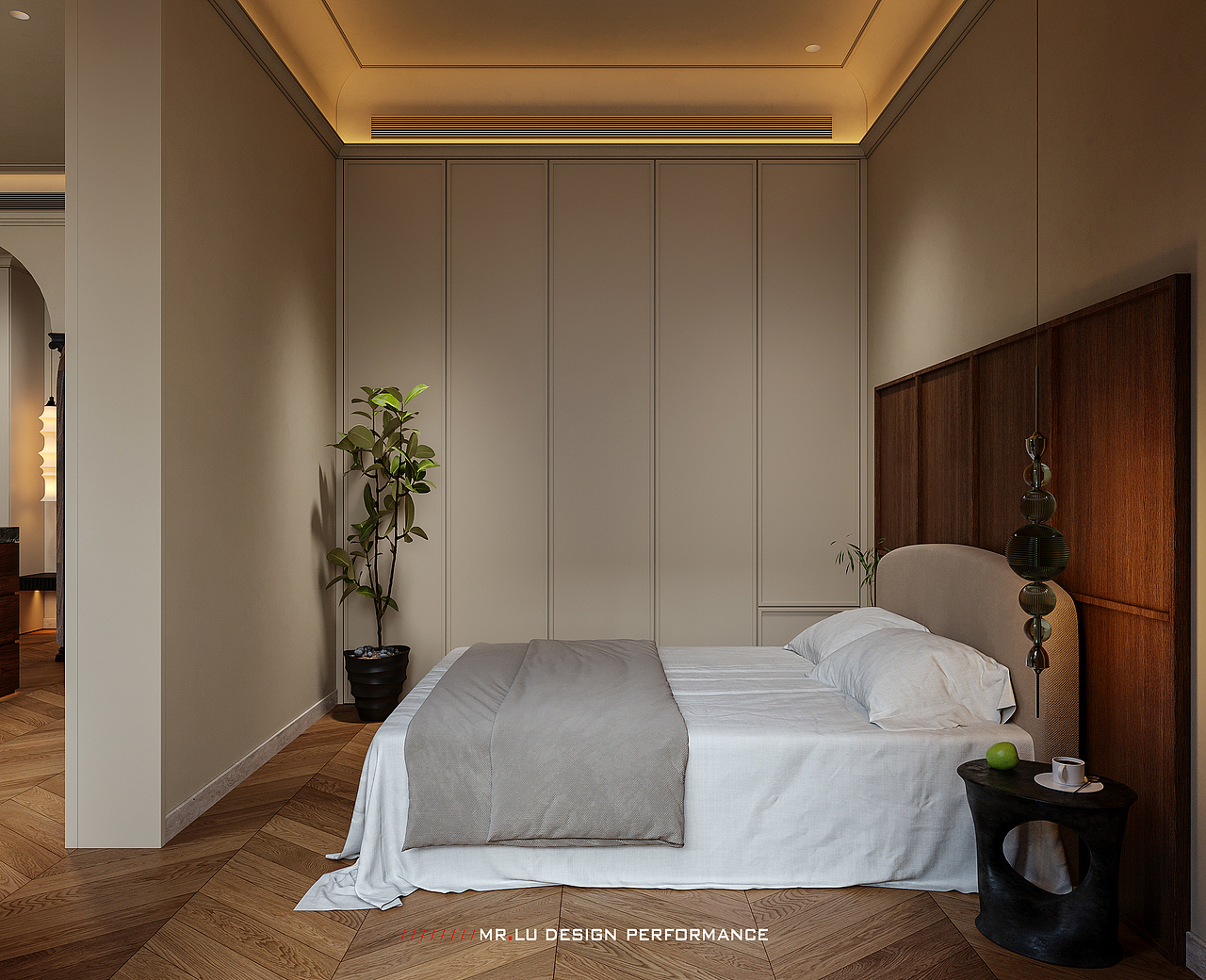 40㎡现代复古风格效果图表现