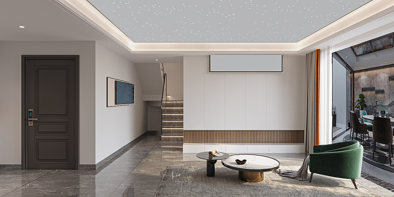 现代别墅设计案例丨快乐都是在不经意间。