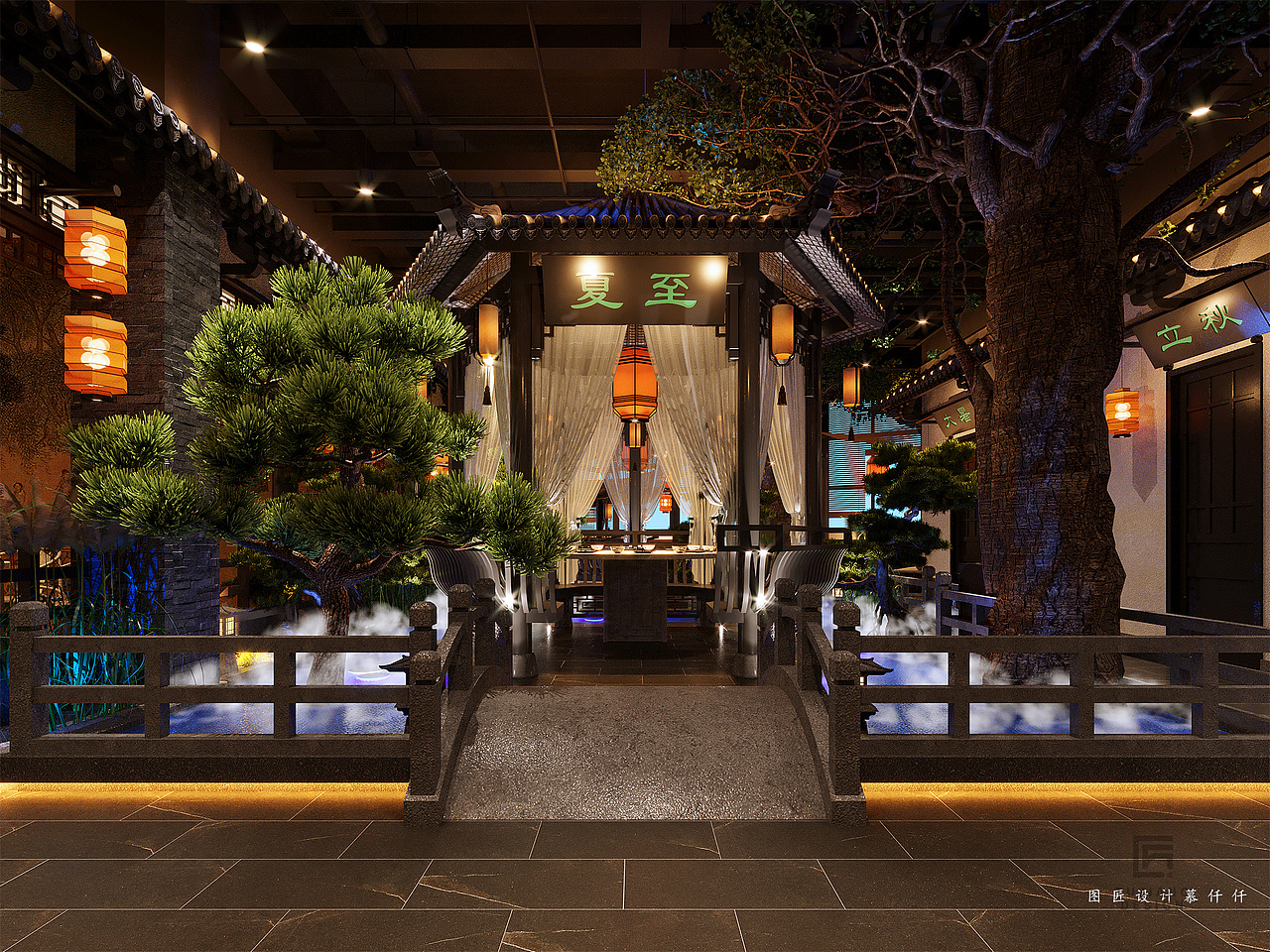 徽中式餐厅设计,永远相信东方美学!