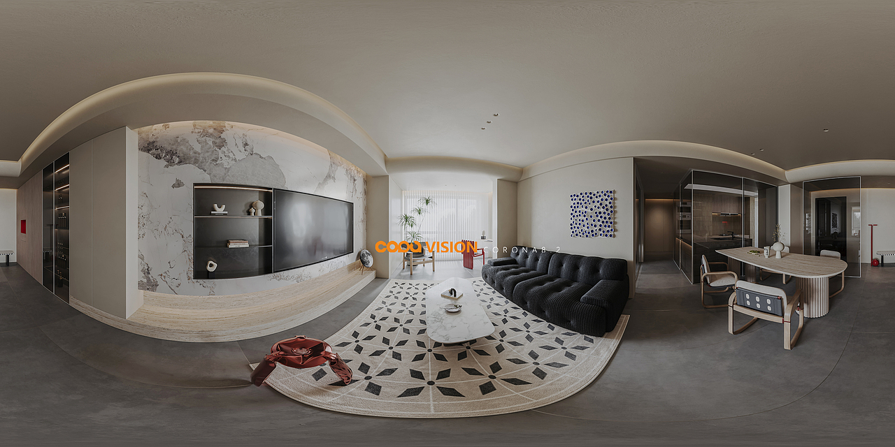 CR渲染-奶油风(同样的设计不同的调调)