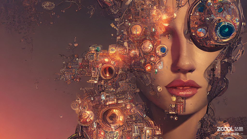 美人2（图ZMzE5OTc5NTAw） - AI作品 - 站酷设计师原上原创素材 - 站酷ZCOOL