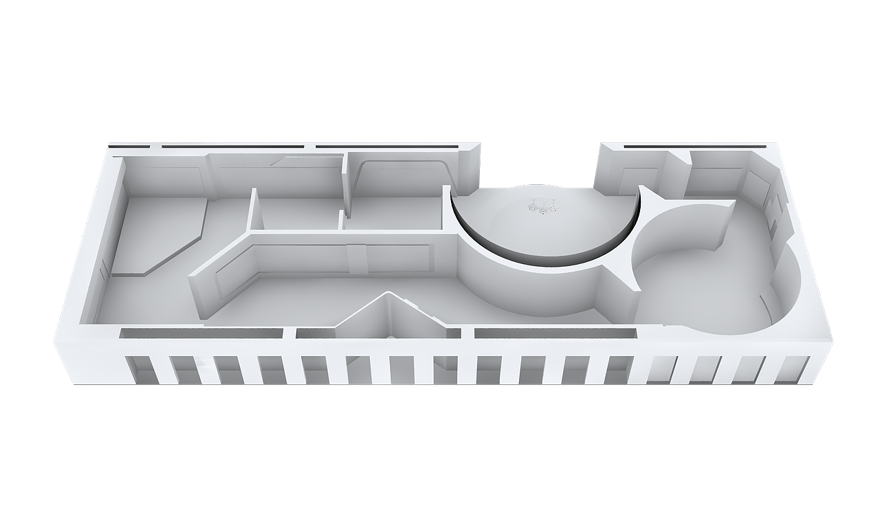 展厅布局之《白模灵感》（图ZMzY5NjQ1NTY4） - 展陈设计 - 站酷设计师章小鱼厶原创素材 - 站酷ZCOOL
