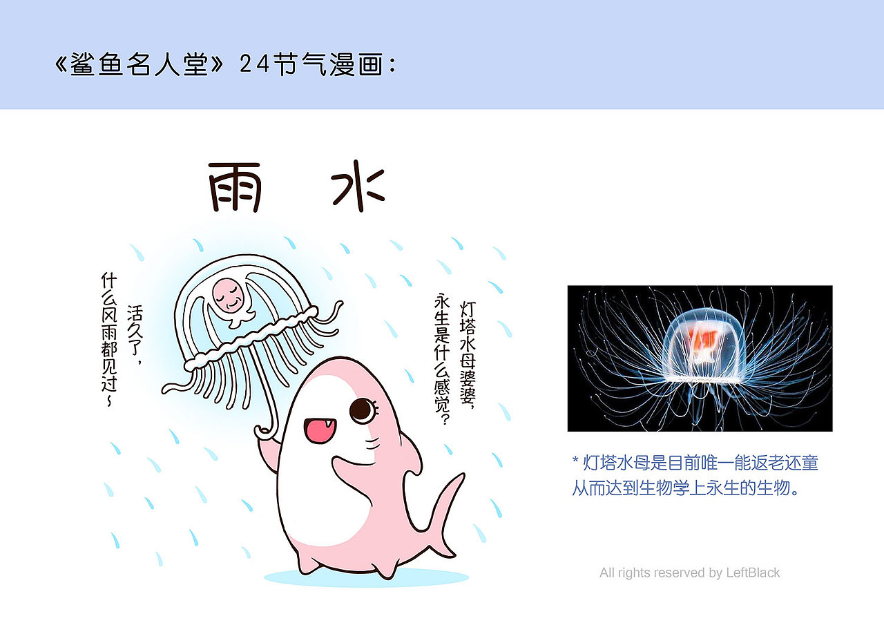 《 鲨鱼名人堂：海底24节气 》 漫画（图ZMzQyOTMwNTcy） - 短篇/格漫 - 站酷设计师LeftB原创素材 - 站酷ZCOOL