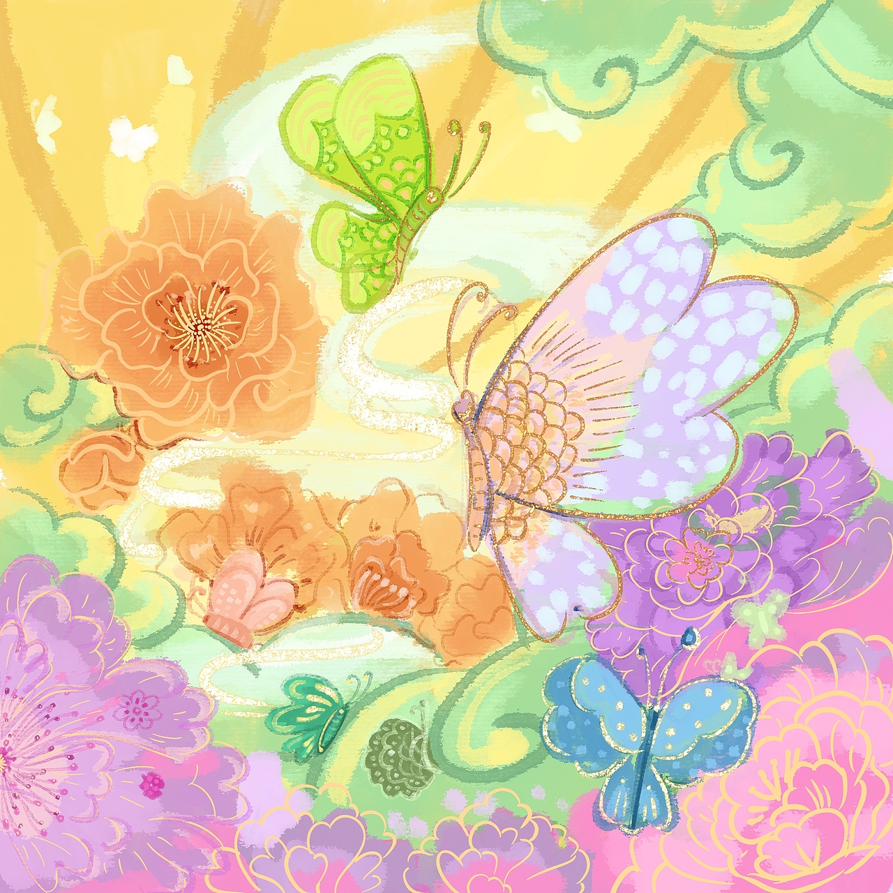 蝶恋花（图ZMzEzNDc4NjYw） - 创作习作 - 站酷设计师草莓小妹儿原创素材 - 站酷ZCOOL