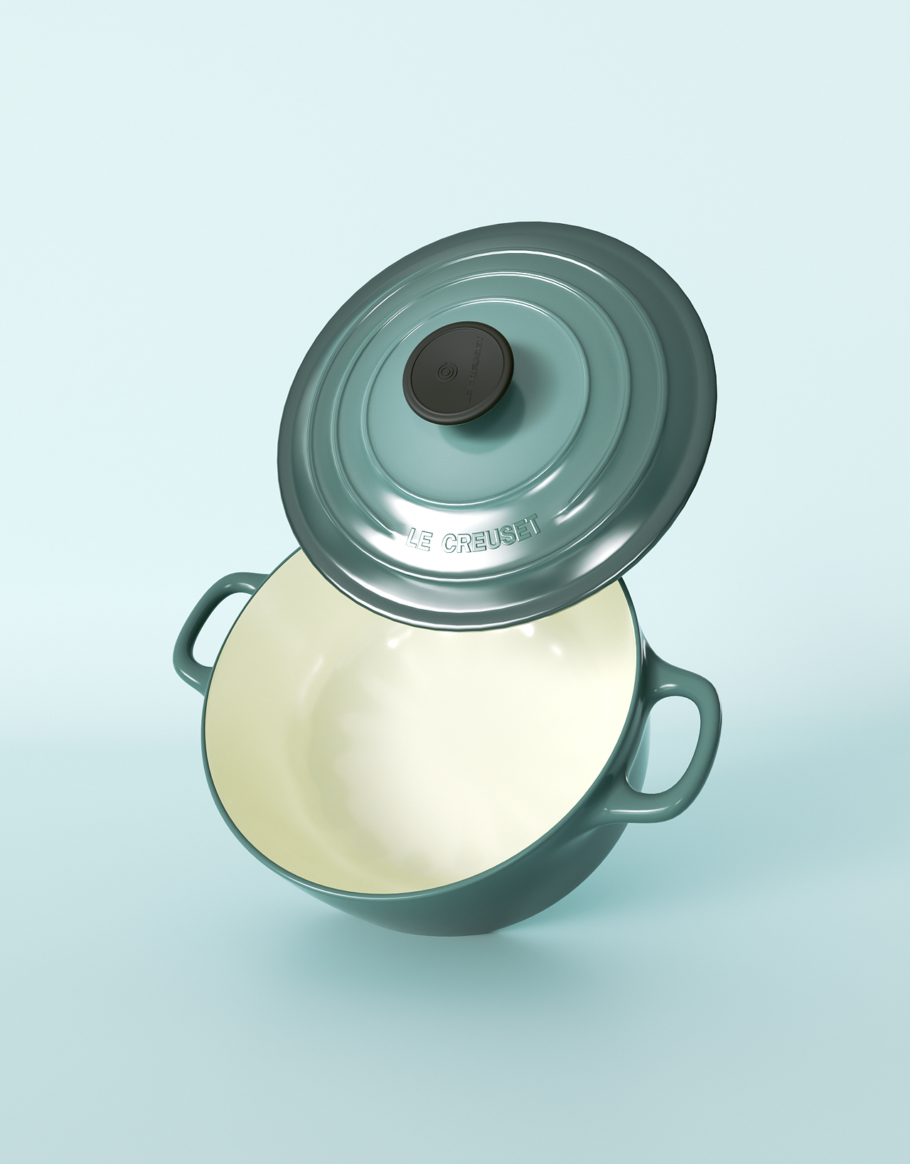 酷彩le creuset 珐琅锅