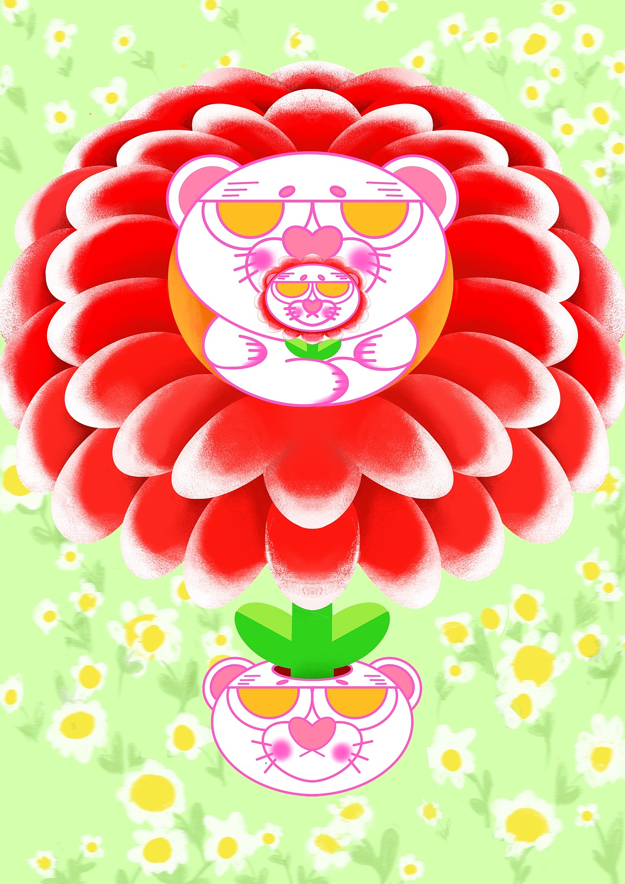 小雏菊（图ZMzI1MTE0MTg0） - IP形象 - 站酷设计师痘痘周原创素材 - 站酷ZCOOL