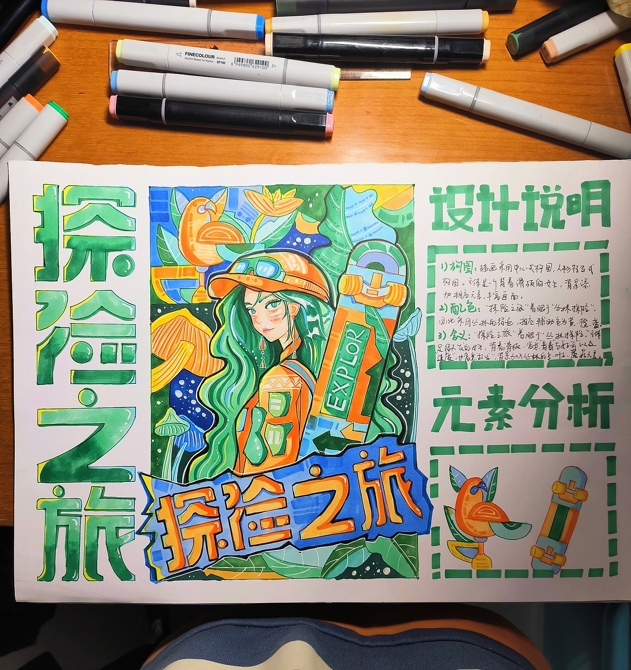 手绘(马克笔&procreat简单线条话手绘)作品集