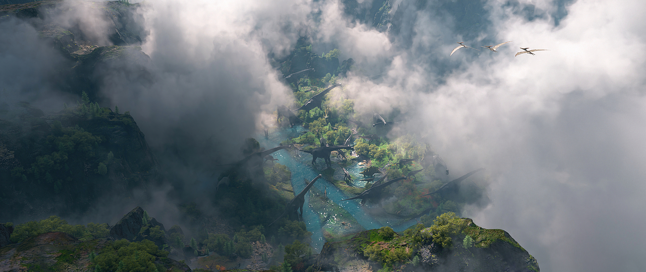 史前峡谷H_云雾-4K